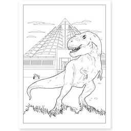 Розмальовка Yes Jurassic park 12 сторінок (742916) - мініатюра 3