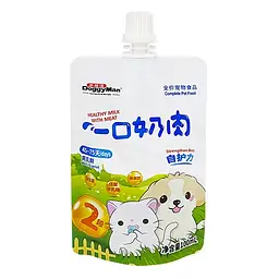Молоко Doggyman Healthy Milk With Meat 0.1 л з м'ясом для цуценят та кошенят від 45 до 75 днів