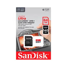 Карта пам'яті SanDisk 64GB microSD Class 10 A1 R-140 (SDSQUAB-064G-GN6IA) - мініатюра 4