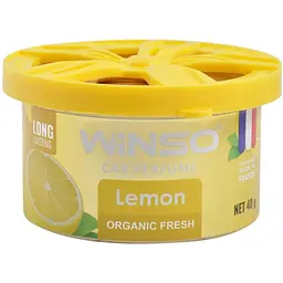 Ароматизатор Winso Organic Fresh Lemon 40 грам 533280