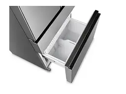 Холодильник Gorenje SBS, франц.дверцята, 182x80x71см, 2 дв., Х-302л, М-178л, A+, NF+, Інвертор, Дисплей, Сірий - мініатюра 9