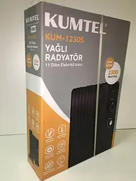 Олійний обігрівач Kumtel KUM-1230S Black (11 секцій) - мініатюра 10