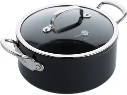 Кастрюля с крышкой GreenPan Barcelona Pro CC005334-001 24 см 4.9 л черная