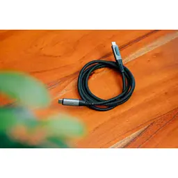 Дата кабель USB-C to USB-C 1.2m with display 100W black Verbatim (31848) - мініатюра 7