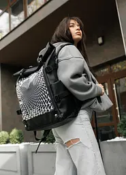 Жіночий рюкзак Sambag ROLLTOP HACKING 41 x 30 x 16 см (24460122) - мініатюра 3