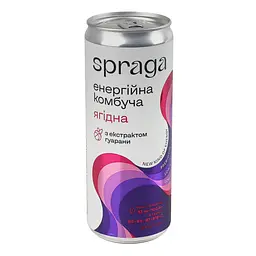 Напій Spraga енергійна комбуча ягідна 330 мл - мініатюра 2