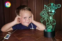 Нічник-світильник 3D Щенячий патруль 3DTOYSLAMP 25х16 см osv0001540