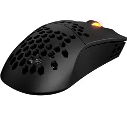 Миша бездротова Hator Stellar, Black, Bluetooth 5.4 / USB 2.4GHz / Type-C, оптична (сенсор PixArt PMW3311), до 12 000 dpi, 35G, перемикачі TTC Optical 100M / Huano, акумулятор 400 mAh (HTM650) - мініатюра 3