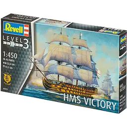 Збірна модель Revell Корабель HMS Victory масштаб 1:450, 45 деталей (RVL-05819)