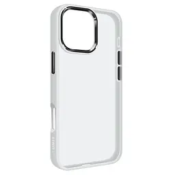 Чехол для Apple iPhone 16 Pro Max, UNIT2, белый, ударопрочный, прозрачный противоударный чехол-накладка из TPU и поликарбоната (PC), с защитными бортиками, защита всего корпуса от ударов и царапин, ArmorStandart (ARM78767)