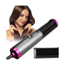 Фен-щітка для укладки волосся 2в1 HOT AIR BRUSH MX-484 стайлер для об'єму та випрямлення волосся - мініатюра 3