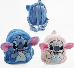 Плюшевий рюкзак Стич Disney Fairy Stitch м’який дитячий рюкзак з вушками та мордочкою - мініатюра 2