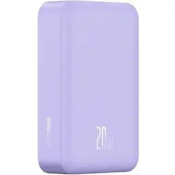 Портативна батарея Baseus Magnetic Mini Wireless Fast Charge 20000 mAh 20W PPCX150005 Purple - мініатюра 3