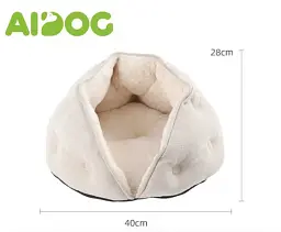 Лежак для котів Aidog 40х28 см бежевий - мініатюра 3