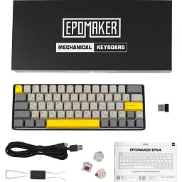 Клавіатура Epomaker EP64 Mulan Black (EP64-B-M) [125696] - мініатюра 6