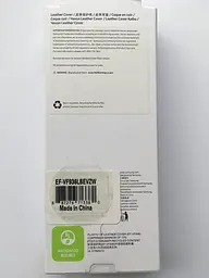 Оригінальний шкіряний чохол Samsung Galaxy Z Fold4 Leather Cover Black EF-VF936LBEGUA F936 - мініатюра 4