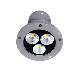 Світильник Brille садовий металевий AS-15 3*7W WW IP65 GY - мініатюра 7
