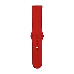 Ремінець Silicone 20 mm Watch Active / Galaxy S4 42 mm / Gear S2 / Xiaomi Amazfit Red