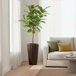 Вазон для квітів Serinova Lilium 9 л темно-коричневий (40-LVT107214-200100) - мініатюра 4