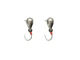 Мормишка FISHING ROI вольфрам Крапля з вушком і шариком 3мм 0,5г nickle