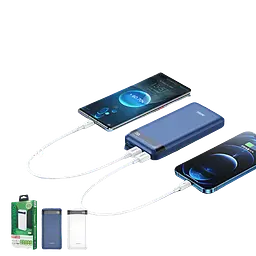 Зовнішній акумулятор Remax RPP-259 20000 mAh (74 WH) синій - мініатюра 5