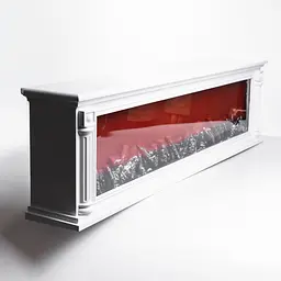Камін декоративний з LED-підсвіткою 101 см, білий Yiwu SP-47W - мініатюра 4