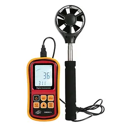 Анемометр-термометр 0.8-45м/с -10-45°C Benetech 14.5x7.2x3.5 см hoz0010067