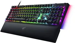 Клавіатура Razer BlackWidow V4 Yellow Switch RGB USB Black (RZ03-04692500-R3R1) - мініатюра 3