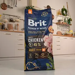 Сухий корм для собак середніх порід Brit Premium Dog Adult М з куркою 15 кг - мініатюра 5