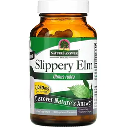 Слизький в'яз Nature's Answer Slippery Elm 1050 мг 90 вегетаріанських капсул