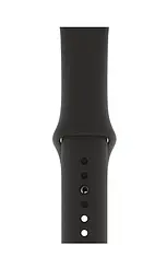 Силіконовий ремінець на смарт-годинник для Apple Watch 38,40,41,42 mm, Sport Band (3 Straps), black, зі зручною застібкою, для годинника епл вотч, спортивний, ArmorStandart (ARM49096)