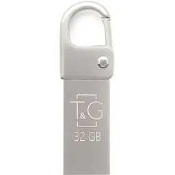 Флеш накопичувач USB 32Gb T&G Metal TG027 сріблястий USB 2.0 (TG027-32G)