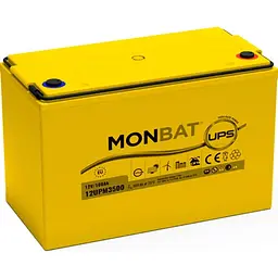 Акумуляторна батарея для ДБЖ MONBAT AGM 12 V / 100 А*ч (12UPM3500)