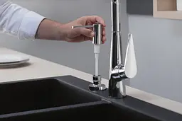 Дозатор кухонний Hansgrohe A51 500 ml врізний хром 40448000, Хром - мініатюра 6