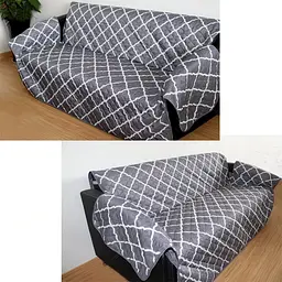 Високоякісний водонепроникний чохол на диван Modern Sofa Cover Blue-Grey - мініатюра 6