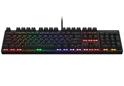 Механічна ігрова клавіатура HATOR HTK-104UA USB Icefall Rainbow LED Black - мініатюра 3