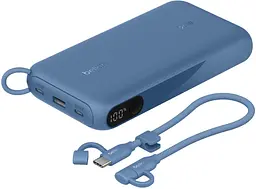Павербанк Belkin Blue 10 000 mAh / 20 Вт (BPB028HQBL) - мініатюра 2