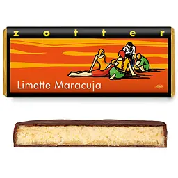 Шоколад чорний Zotter Lime and Passion Fruit органічний 70 г - мініатюра 3