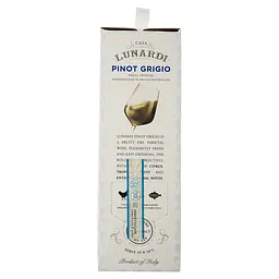 Вино Casa Lunardi Pinot Grigio IGT, біле, сухе, 3 л - мініатюра 3