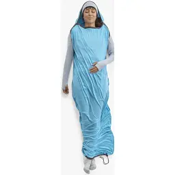 Вкладиш в спальник Sea To Summit Breeze Sleeping Bag Liner Mummy Regular Blue - мініатюра 6