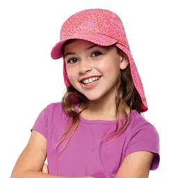 Кепка Buff Kids Bimini Cap kumkara fuchsia Рожевий - мініатюра 2