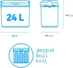 Ізотермічний контейнер Adriatic 24 л персиковий (8002936825018) - мініатюра 7
