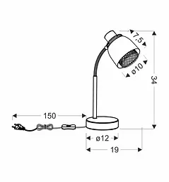 Настільна лампа Candellux 41-13774 Aleksandria - мініатюра 4