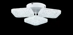 Люстра стельова LED Splendid Ray L3181/3, 72W, білий, з пультом, сучасний стиль, 3 лампи, димер, 37 см - мініатюра 2