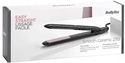 Випрямляч BaByliss 41 Вт, температурних режимів 2, 200 - 230С, кераміка, чорний - мініатюра 6