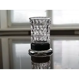 Склянка для зубних щіток Kugu Versace Freestand 250C&B, Чорний