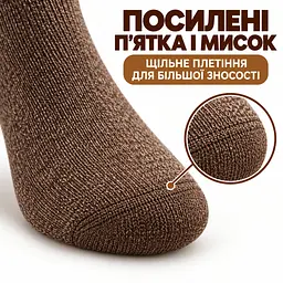 Універсальні чоловічі шкарпетки махрові розмір 39-46 Solve — термо-шкарпетки , 5 пар, KT7003809 - мініатюра 10