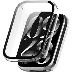 Чохол-накладка DK для Xiaomi Mi Smart Band 9 Pro Пластик Gloss Glass Full Cover (clear)