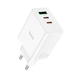 Зарядний пристрій 3 виходи HOCO N15 Amazing three-port charger 3USB 3.4A блок білий - мініатюра 3