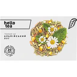 Чай трав'яний Hello Tea Альпійський луг 40 г (20 шт. х 2 г) (930231) - мініатюра 2
